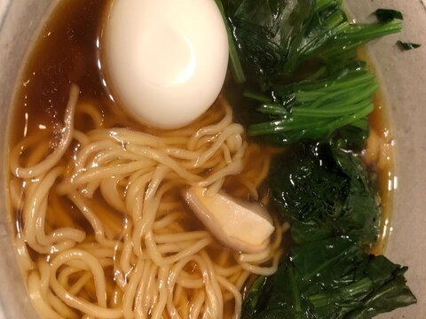 時短で醤油ラーメン！